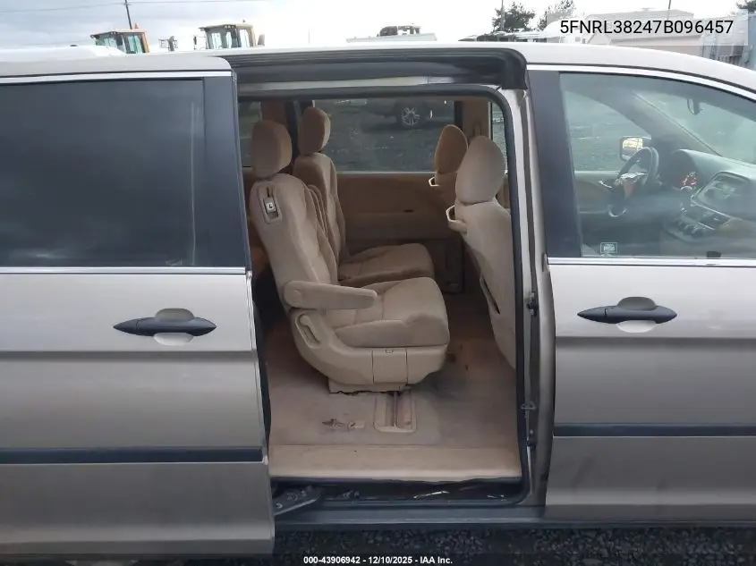 5FNRL38247B096457 2007 Honda Odyssey Lx