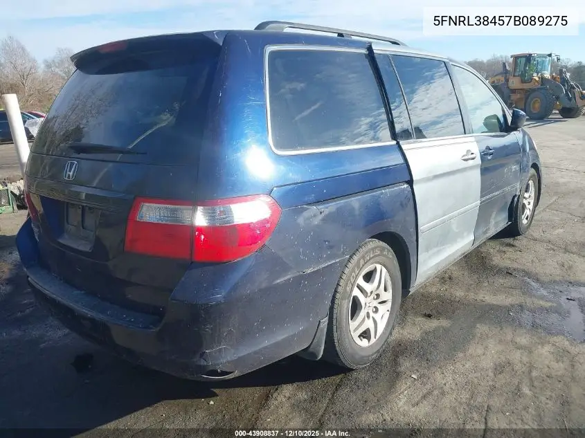 5FNRL38457B089275 2007 Honda Odyssey Ex