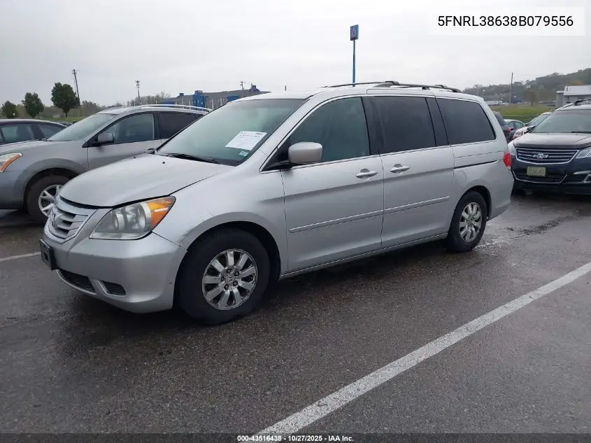 5FNRL38638B079556 2008 Honda Odyssey Ex-L