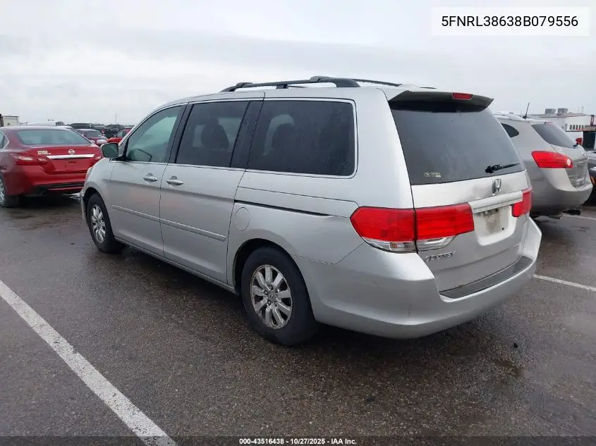 5FNRL38638B079556 2008 Honda Odyssey Ex-L