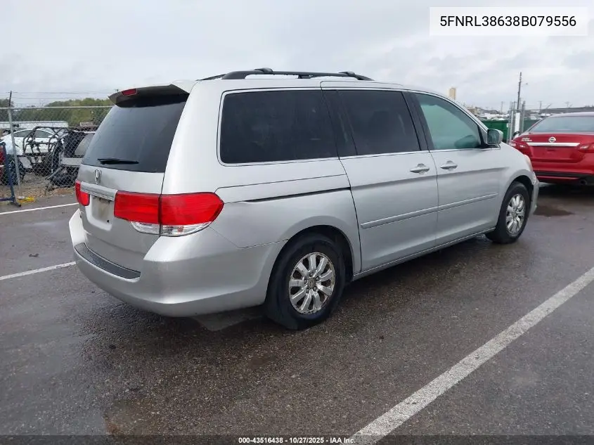 5FNRL38638B079556 2008 Honda Odyssey Ex-L