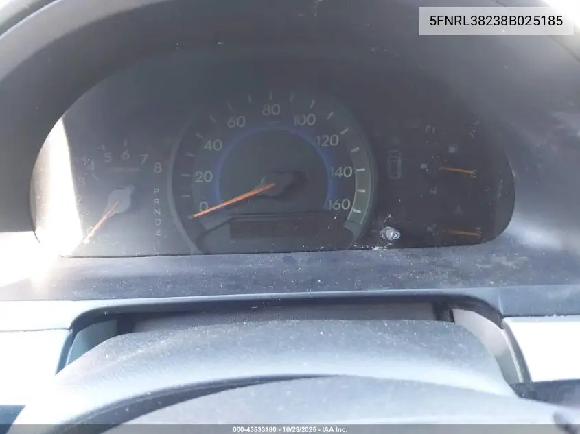 5FNRL38238B025185 2008 Honda Odyssey Lx