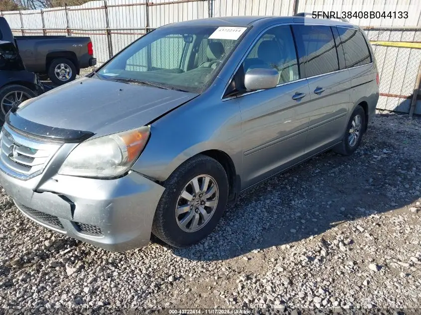 5FNRL38408B044133 2008 Honda Odyssey Ex