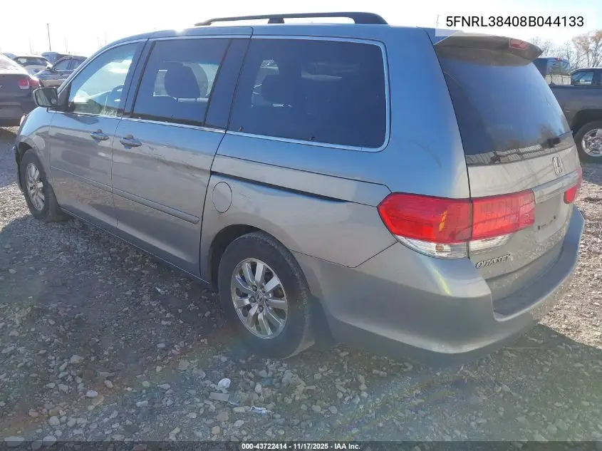 5FNRL38408B044133 2008 Honda Odyssey Ex