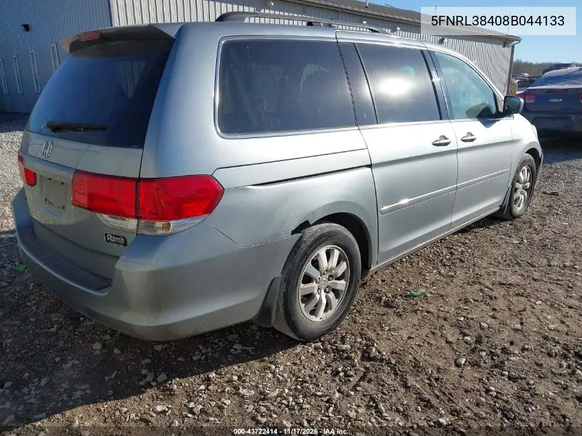 5FNRL38408B044133 2008 Honda Odyssey Ex