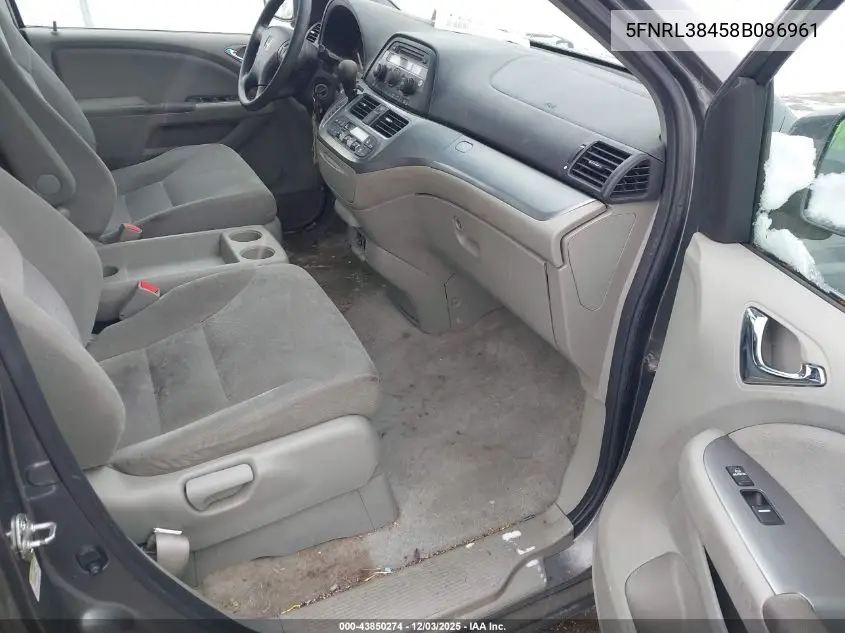 5FNRL38458B086961 2008 Honda Odyssey Ex