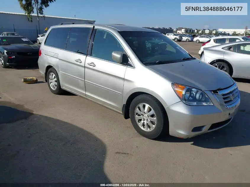 5FNRL38488B046177 2008 Honda Odyssey Ex