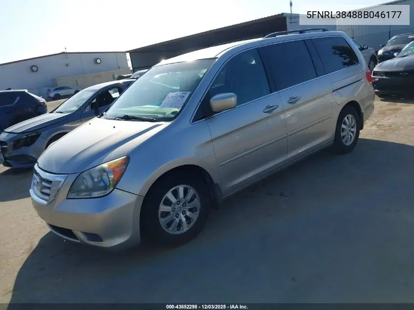 5FNRL38488B046177 2008 Honda Odyssey Ex