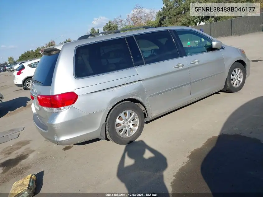 5FNRL38488B046177 2008 Honda Odyssey Ex