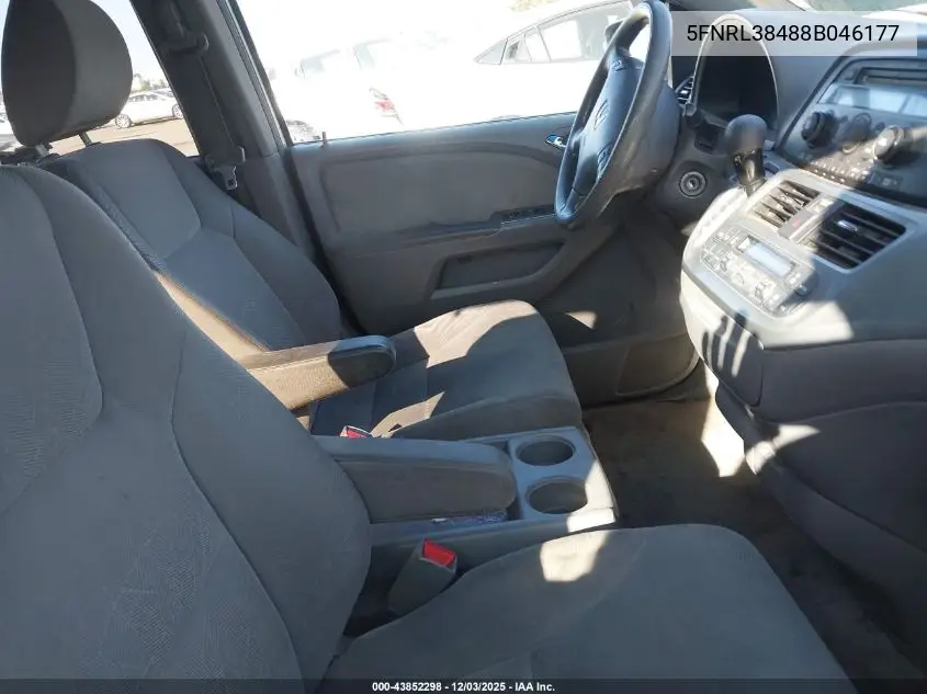 5FNRL38488B046177 2008 Honda Odyssey Ex