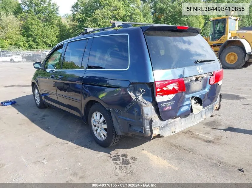 5FNRL38449B410855 2009 Honda Odyssey Ex