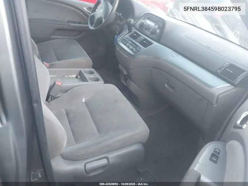 5FNRL38459B023795 2009 Honda Odyssey Ex