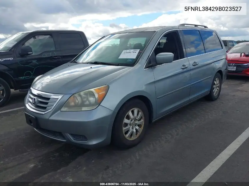 5FNRL38429B023527 2009 Honda Odyssey Ex