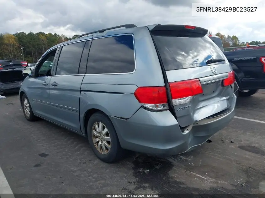5FNRL38429B023527 2009 Honda Odyssey Ex