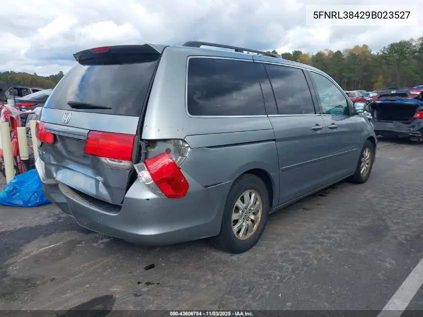 5FNRL38429B023527 2009 Honda Odyssey Ex