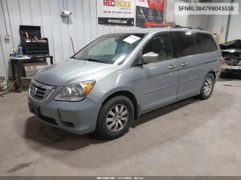 5FNRL38479B045538 2009 Honda Odyssey Ex