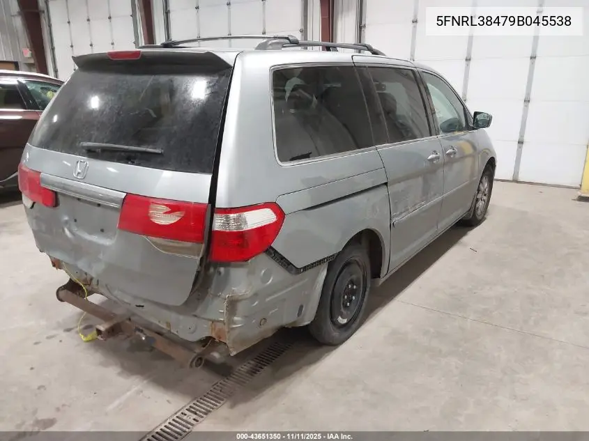 5FNRL38479B045538 2009 Honda Odyssey Ex