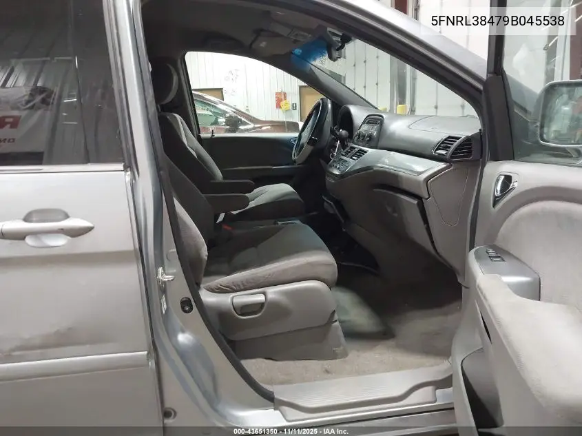 5FNRL38479B045538 2009 Honda Odyssey Ex