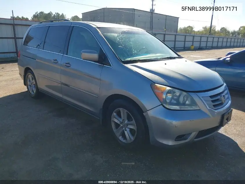 5FNRL38999B017171 2009 Honda Odyssey Touring