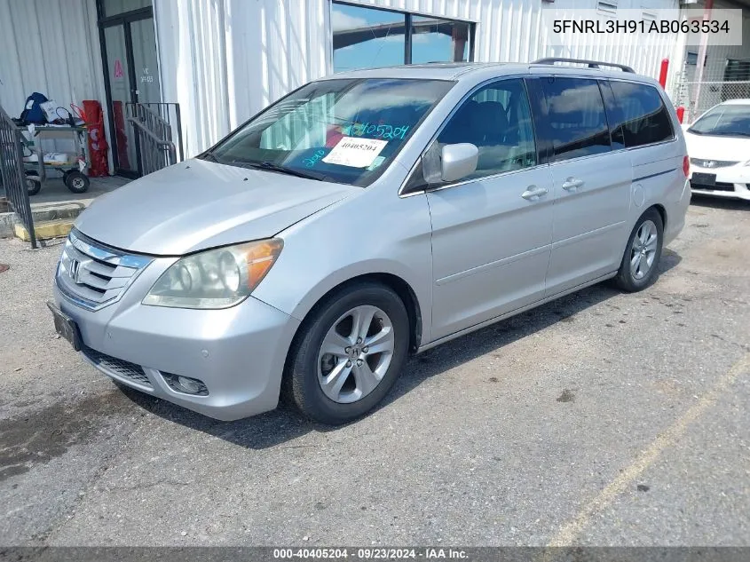 5FNRL3H91AB063534 2010 Honda Odyssey Touring