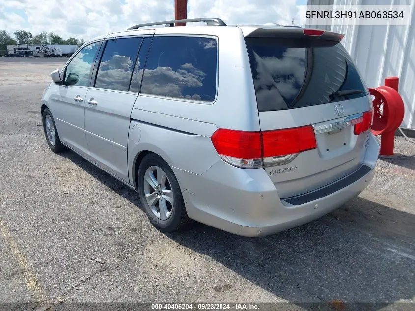 5FNRL3H91AB063534 2010 Honda Odyssey Touring