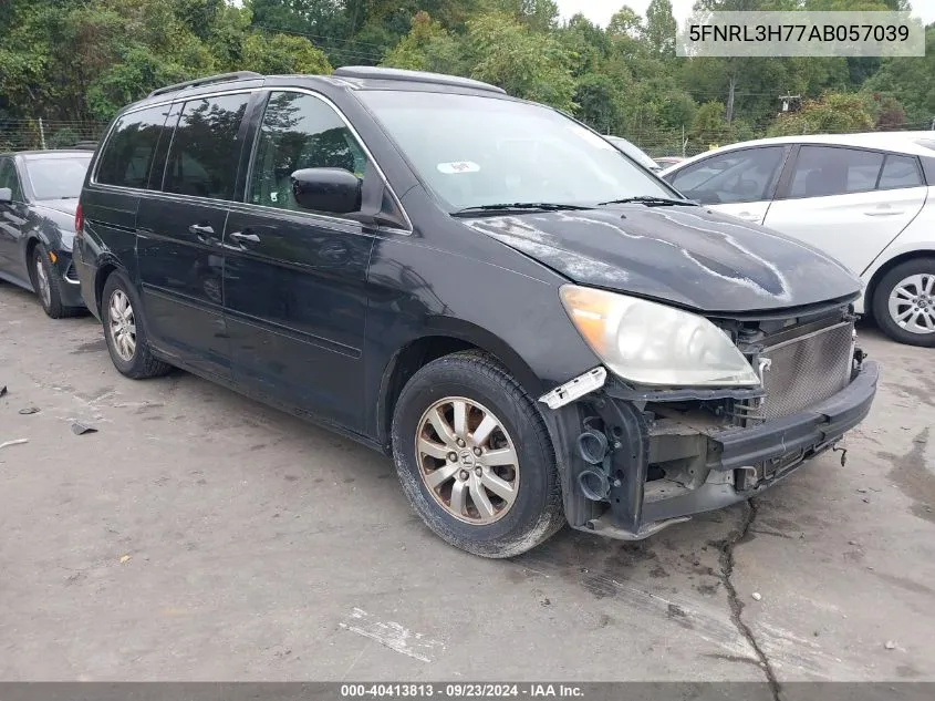 2010 Honda Odyssey Ex-L VIN: 5FNRL3H77AB057039 Lot: 40413813