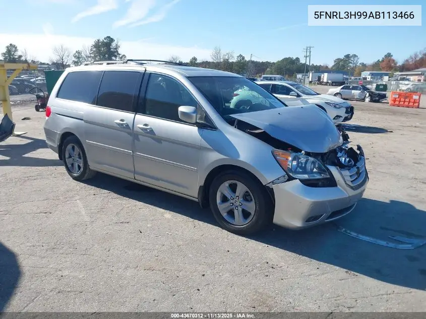 5FNRL3H99AB113466 2010 Honda Odyssey Touring