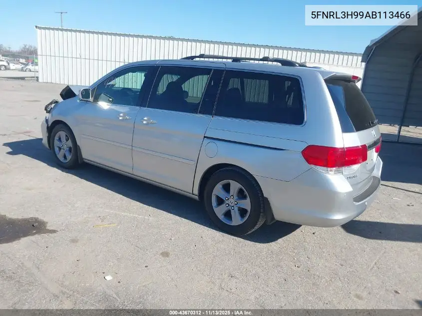 5FNRL3H99AB113466 2010 Honda Odyssey Touring
