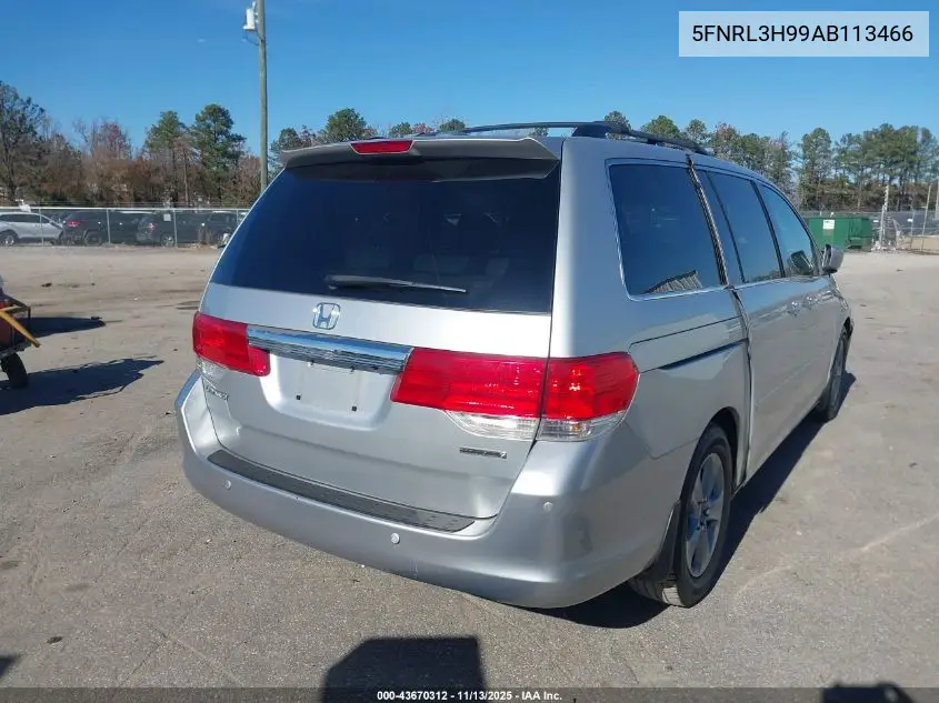 5FNRL3H99AB113466 2010 Honda Odyssey Touring