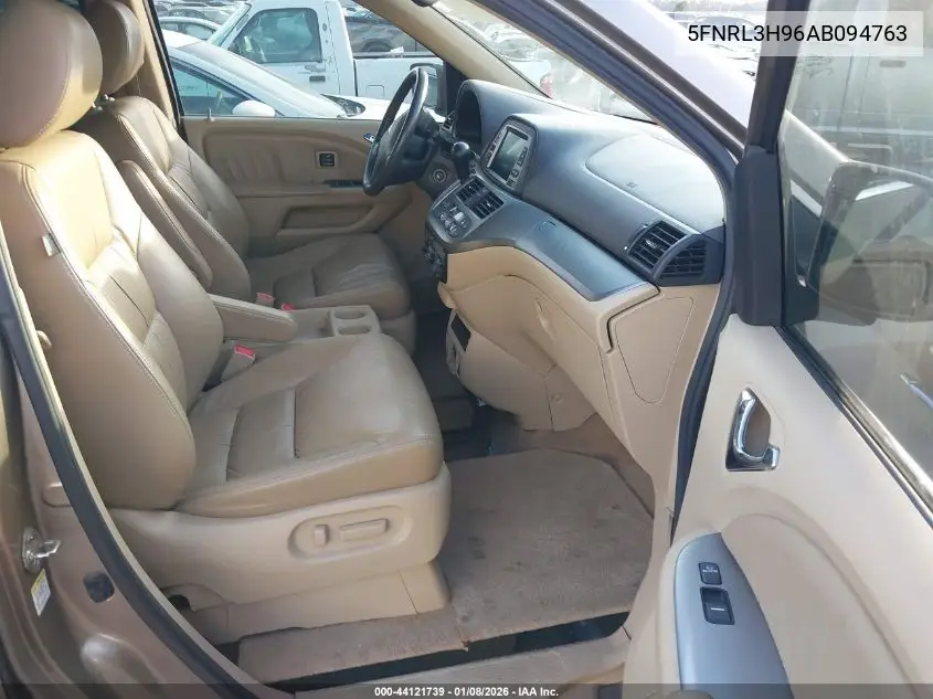 5FNRL3H96AB094763 2010 Honda Odyssey Touring