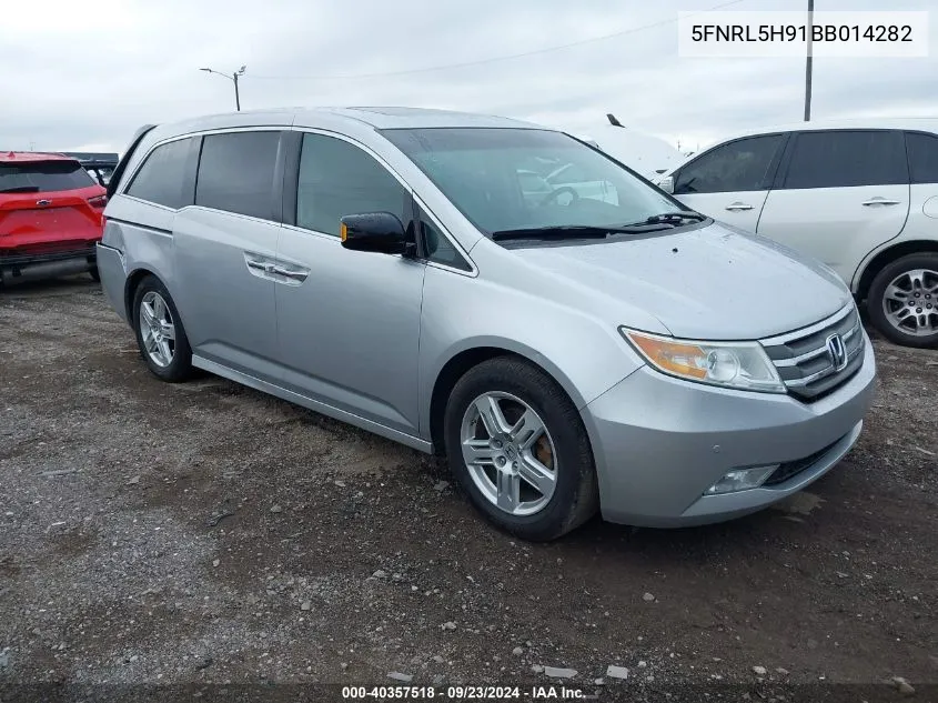 2011 Honda Odyssey Touring/Touring Elite VIN: 5FNRL5H91BB014282 Lot: 40357518