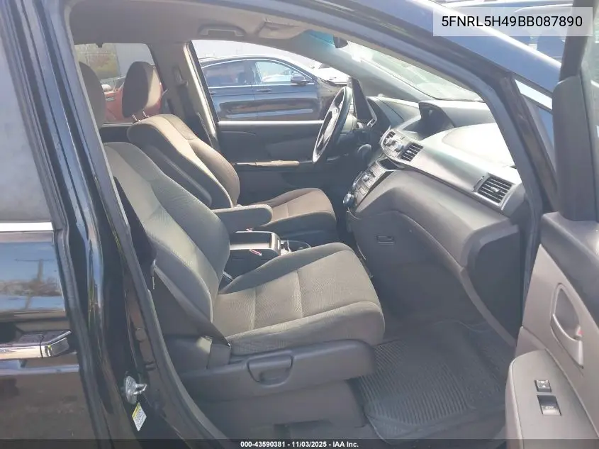 5FNRL5H49BB087890 2011 Honda Odyssey Ex