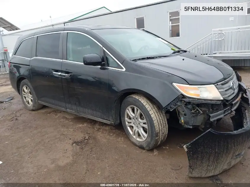 5FNRL5H64BB011334 2011 Honda Odyssey Ex-L