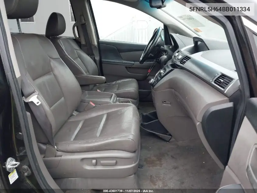 5FNRL5H64BB011334 2011 Honda Odyssey Ex-L