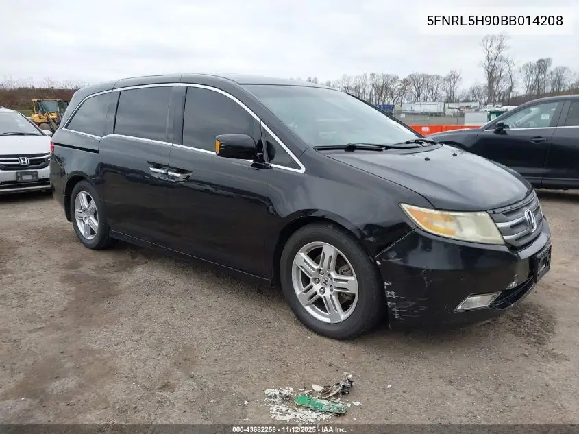 5FNRL5H90BB014208 2011 Honda Odyssey Touring/Touring Elite