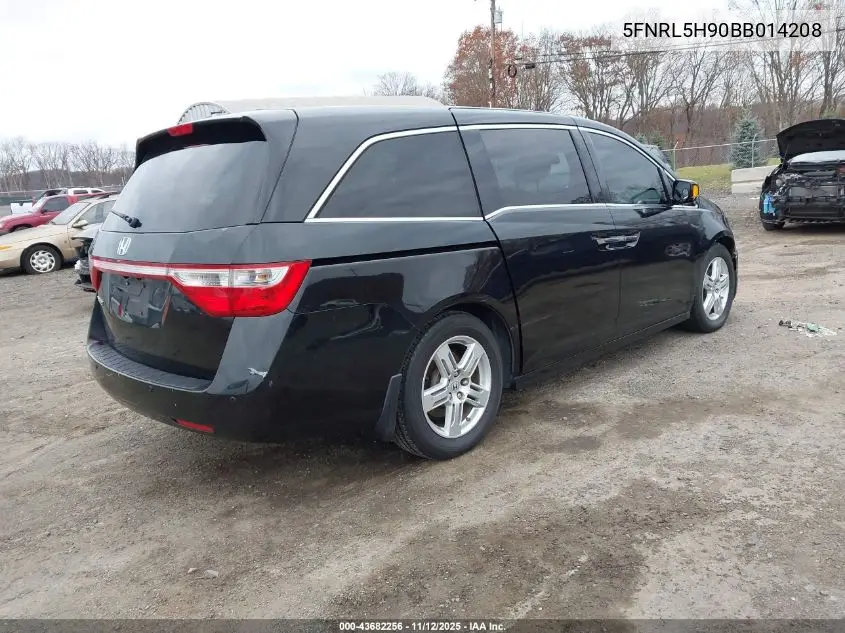 5FNRL5H90BB014208 2011 Honda Odyssey Touring/Touring Elite