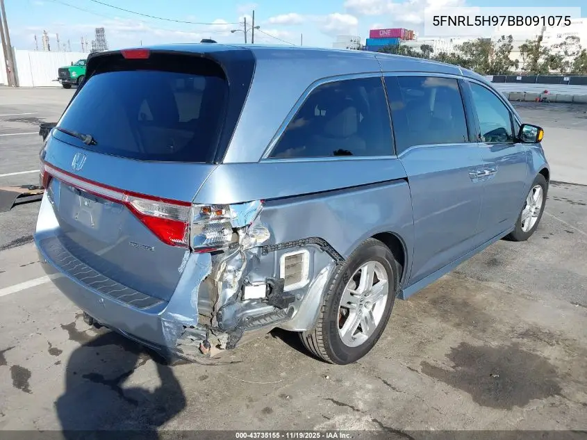 5FNRL5H97BB091075 2011 Honda Odyssey Touring/Touring Elite