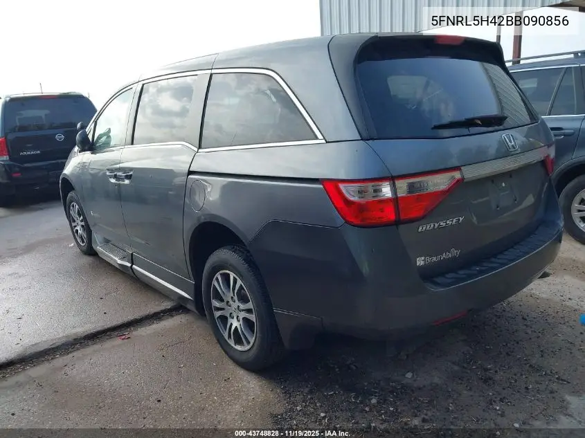 5FNRL5H42BB090856 2011 Honda Odyssey Ex