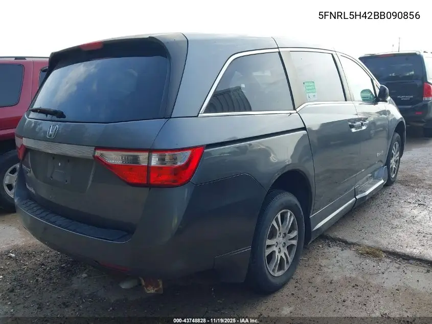 5FNRL5H42BB090856 2011 Honda Odyssey Ex