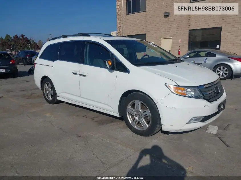 5FNRL5H98BB073006 2011 Honda Odyssey Touring/Touring Elite