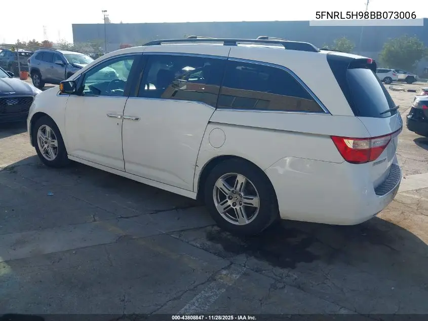 5FNRL5H98BB073006 2011 Honda Odyssey Touring/Touring Elite