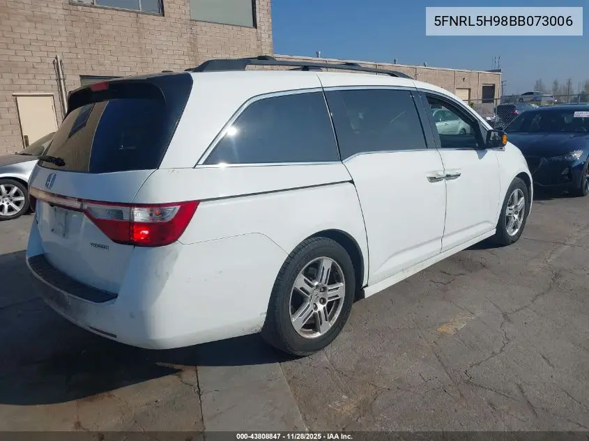 5FNRL5H98BB073006 2011 Honda Odyssey Touring/Touring Elite