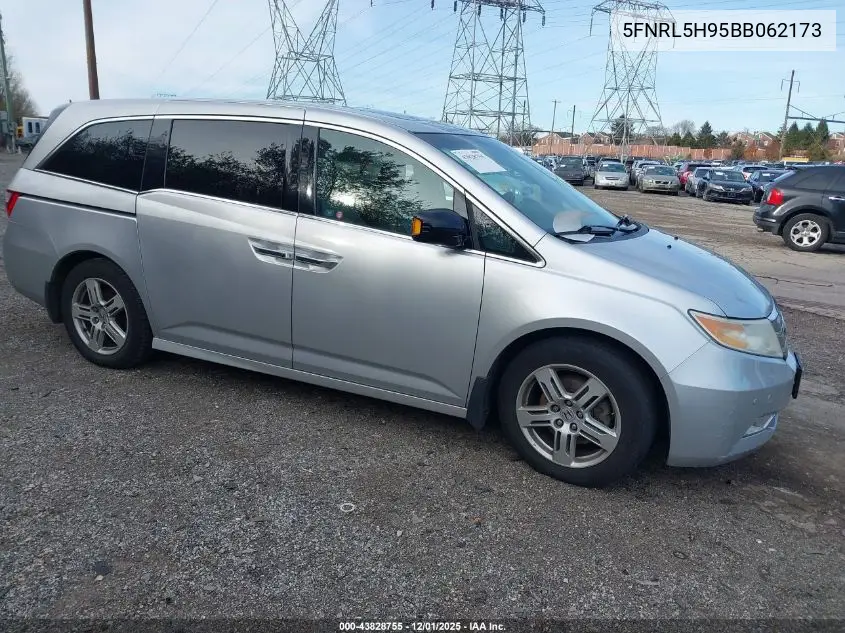 5FNRL5H95BB062173 2011 Honda Odyssey Touring/Touring Elite