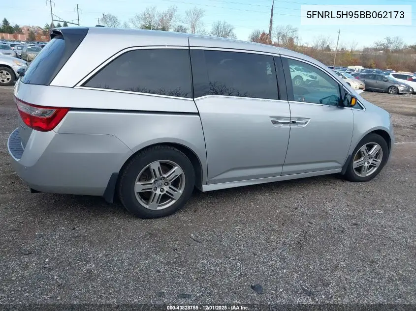 5FNRL5H95BB062173 2011 Honda Odyssey Touring/Touring Elite