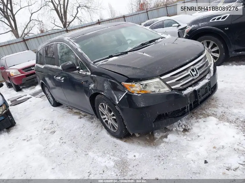 5FNRL5H41BB089276 2011 Honda Odyssey Ex