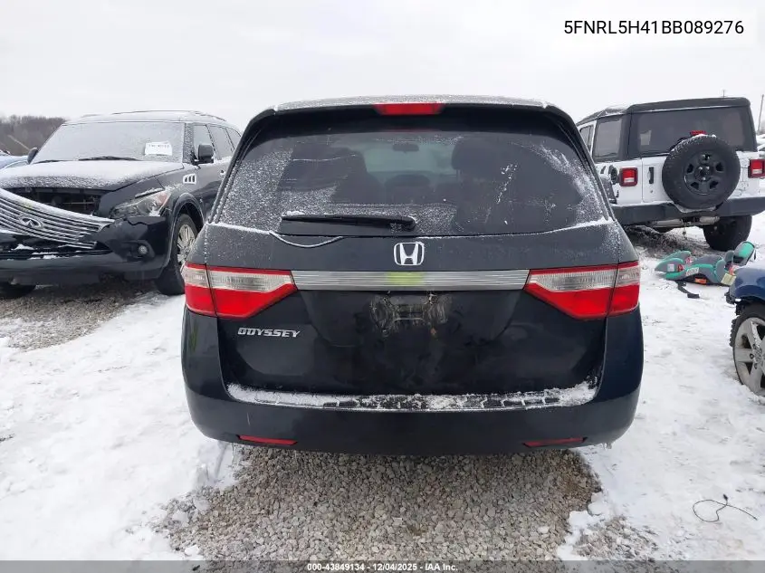 5FNRL5H41BB089276 2011 Honda Odyssey Ex