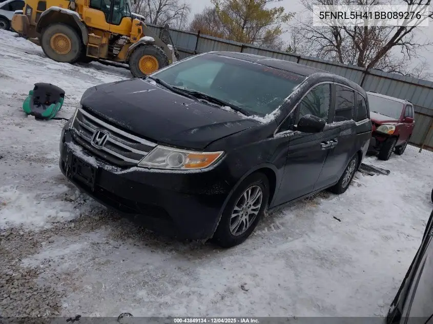 5FNRL5H41BB089276 2011 Honda Odyssey Ex