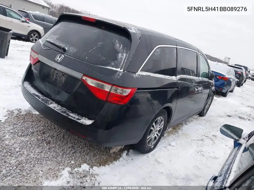 5FNRL5H41BB089276 2011 Honda Odyssey Ex