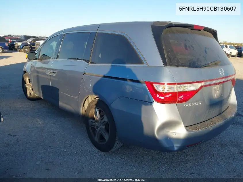 5FNRL5H90CB130607 2012 Honda Odyssey Touring/Touring Elite