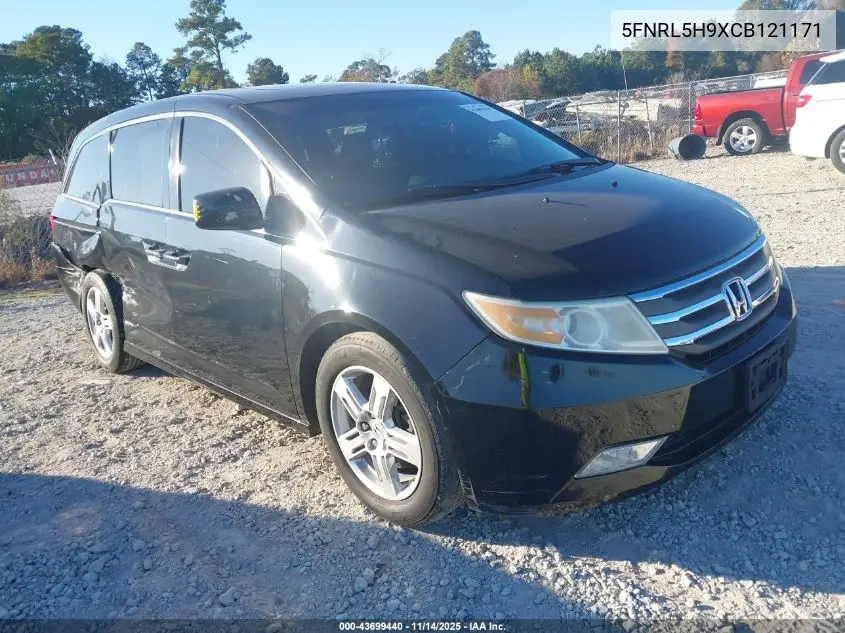 5FNRL5H9XCB121171 2012 Honda Odyssey Touring/Touring Elite